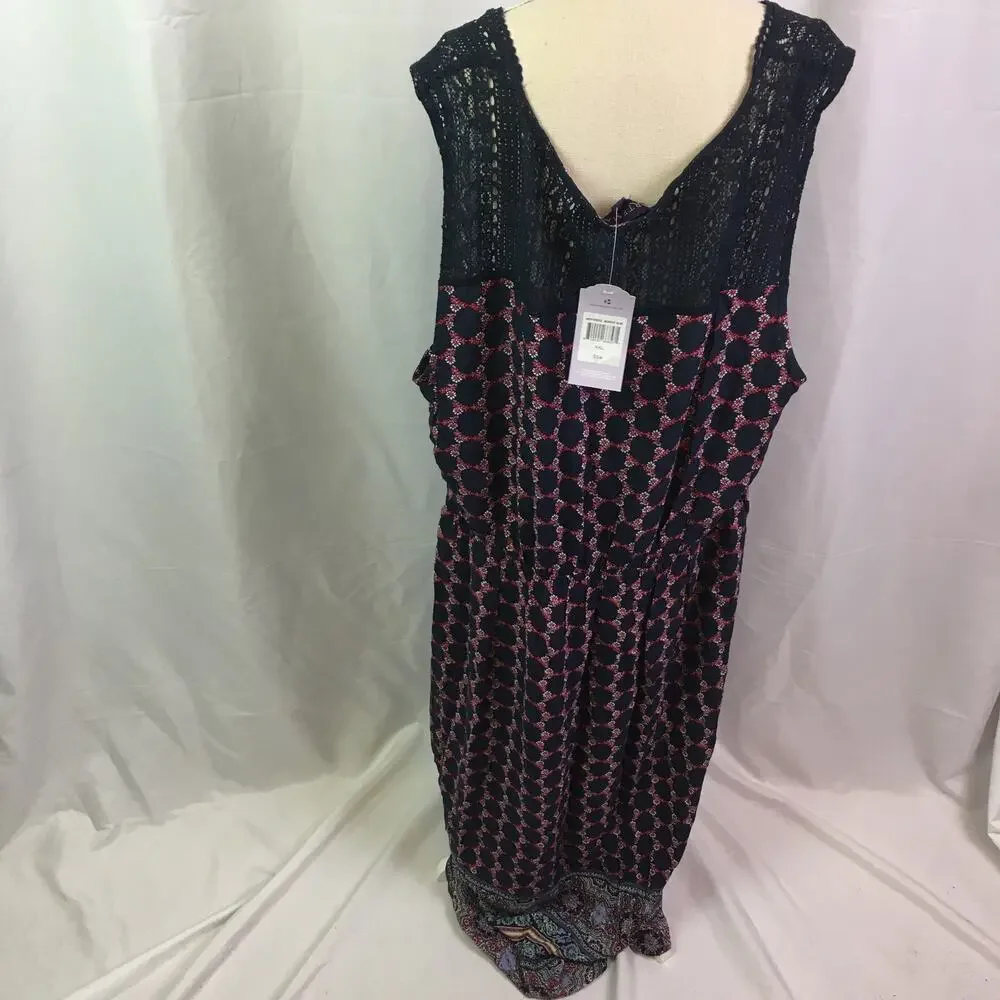 Artesia Trapeze Dress Midnight Blue XXL